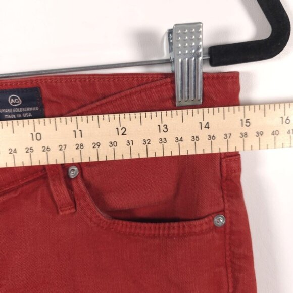 AG ADRIANO GOLDSCHMIED The‎ Stevie Ankle Slim Straight Leg Jeans USA🇺🇸MADE 28R - Picture 7 of 12
